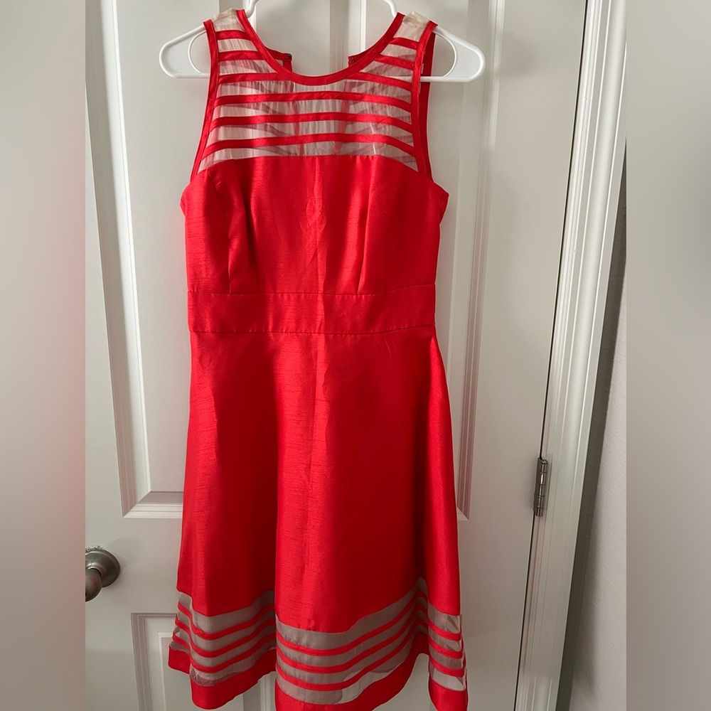 Red/Orange dress. Size 2
